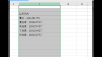 电子表格中的一列（姓名和电话号码）拆分成单独的姓名和号码，出现这样的情况，是什么原因，请指教谢谢